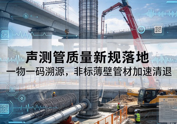 大田声测管质量新规落地，一物一码溯源，非标薄壁管材加速清退